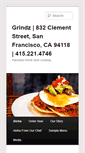 Mobile Screenshot of grindzrestaurant.com