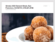 Tablet Screenshot of grindzrestaurant.com